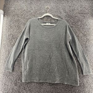 6/$30 Piko small gray long sleeve pullover sweater
